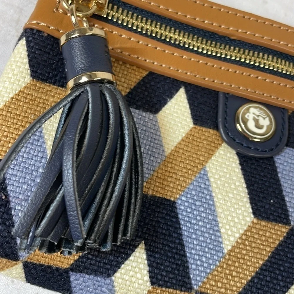 Spartina 449 Bateau Bleu Tassel Wristlet